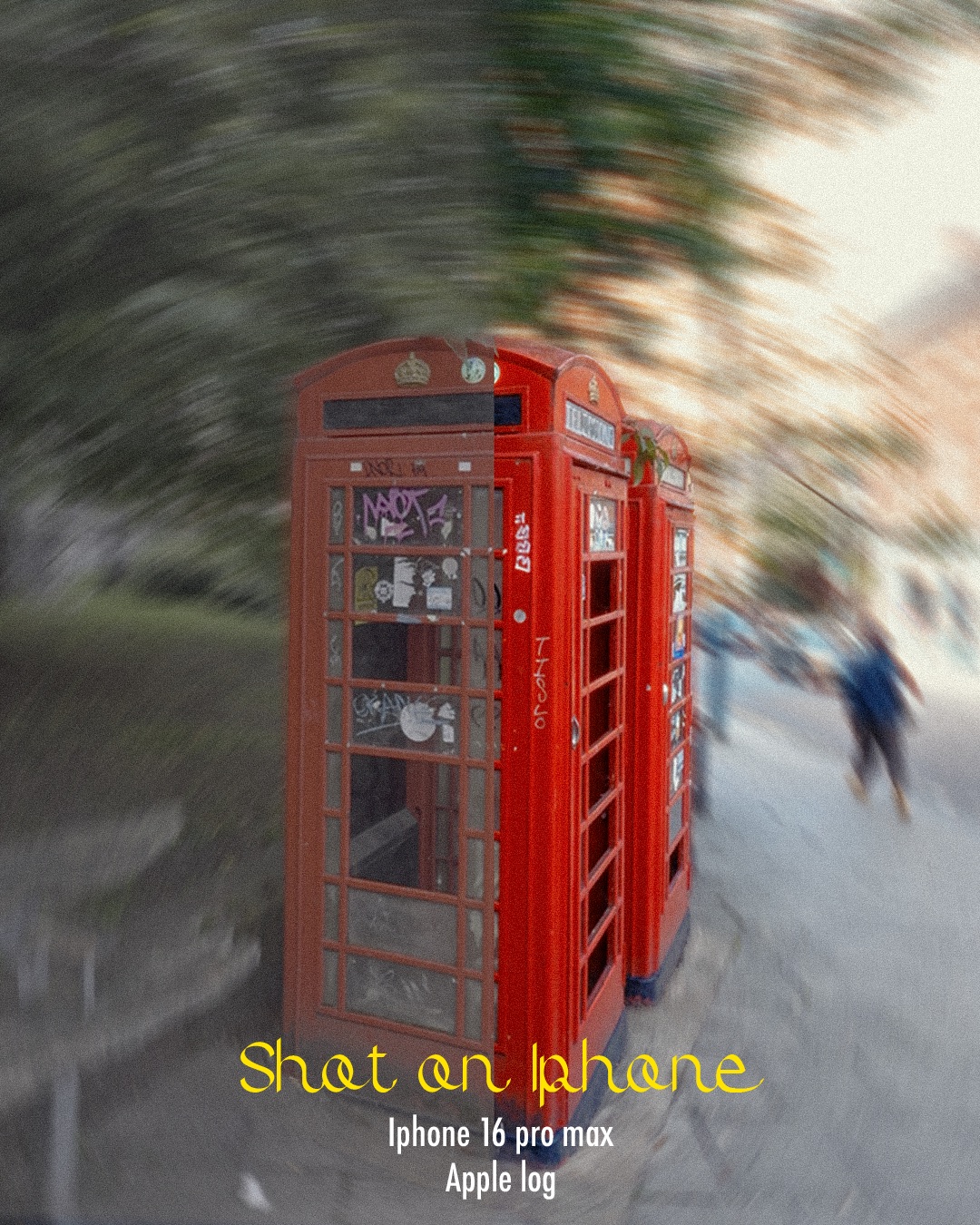A red phone box in Norwich — 'Shot on iPhone 16 Pro Max, Apple Log'